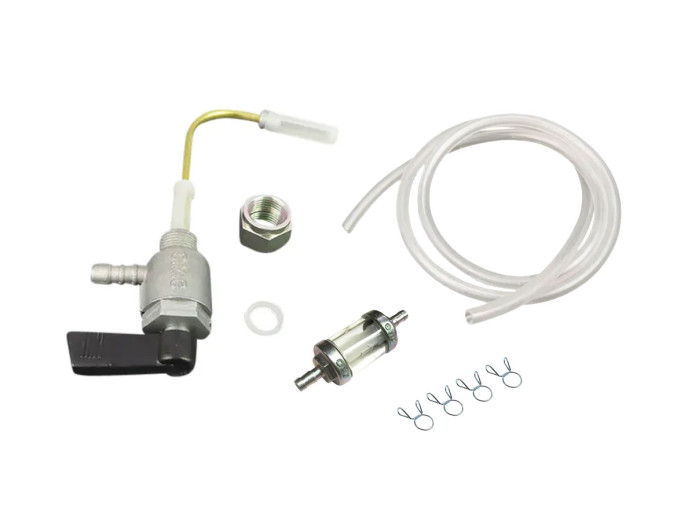 A-quality Petcock set: filter, hose and clamps for Puch Maxi